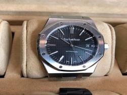 AP Royal Oak 15400ST Steel Black Dial size 41m Y2013 