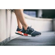 Adidas NMD R1 เทาปลั๊กส้ม