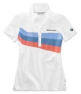เสื้อโปโลสตรี Motorsport สีขาว S