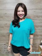 เสื้อเรย่อน คอวี มีกระเป๋า